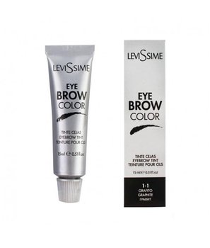 LeviSsime, Farba do brwi Eye Brow Color nr 1.1 Graﬁto/Grafitowa, 15 ml - LeviSsime