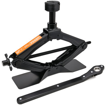 Lewarek Trapezowy Podnośnik Samochodowy Lewar Winda Trapez Wysoki 2T Guma Sn4568 - Verda