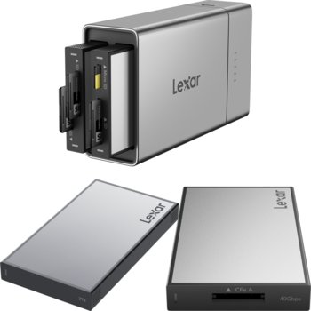 Lexar Professional Workflow Go I with SD/microSD szt 1,00 reader and 2TB SSD - Lexar