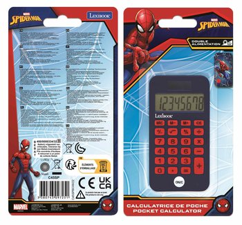Lexibook, Kalkulator Kieszonkowy Spider-Man Z Osłoną Ochronną C45Sp - LexiBook