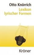 Lexikon lyrischer Formen - Knorrich Otto