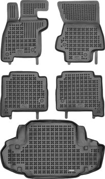 LeXus LS V 500h Sedan od 2017r. Bagażnik REZAW 233310 + Dywaniki REZAW 202410 - Rezaw-Plast