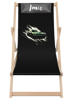 Leżak ogrodowy Dodge C H A L L E N G E R  4 dla niego z imieniem - UNIQ66