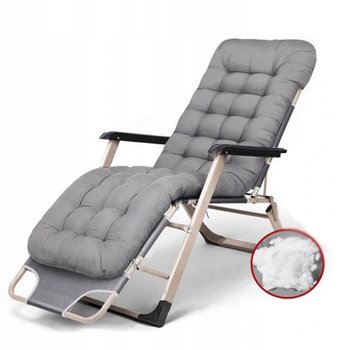 Leżak Składany Ogrodowy Fotel Przenośne Krzesło - NICE LIFE