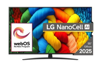 LG 55NANO81A3A 55" Smart TV UHD webOS 25, DVB-T2/C/S2 - LG