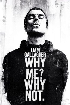 Liam Gallagher Why Me Why Not - plakat - Pyramid Posters