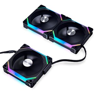 Lian Li UNI FAN SL120 V2 RGB PWM Lüfter, pakiet 3er - 120mm, czarny - Lian Li