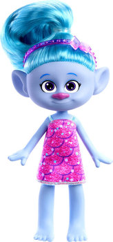 Licencyjna lalka Chenille trendsetterka 17 cm z filmu Trolle 3 idealna jako prezent dla fanów trolli w wieku 3+ - Mattel