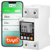 Licznik Prądu Energii Mocy Napięcia TUYA SMART Aplikacja WiFi Na Szynę DIN APPIO