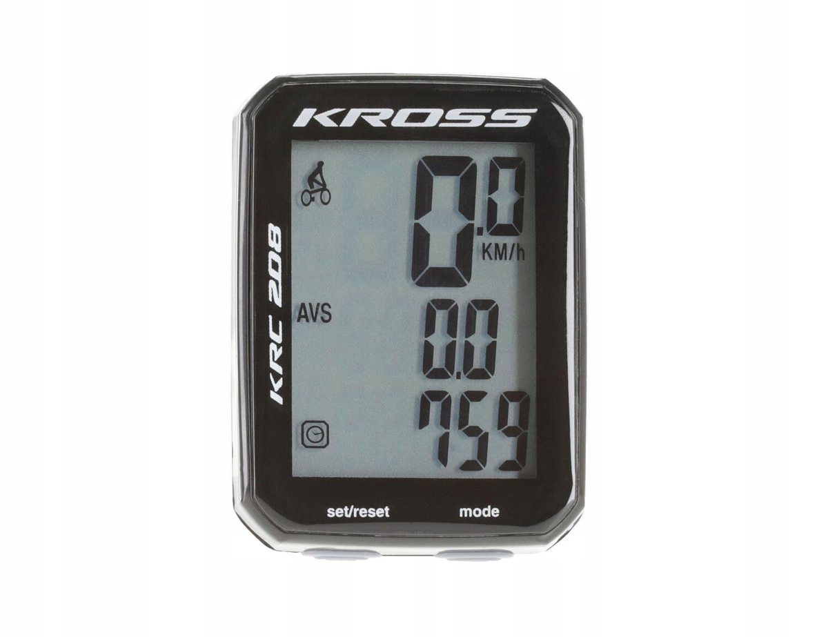 Licznik rowerowy przewodowy Kross 8 opcji KRC 208