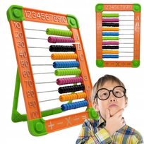 LICZYDŁO KOLOROWE do nauki liczenia TRADYCYJNE duże 23 cm