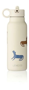 Liewood - Termiczna butelka na wodę z ustnikiem Falk, 350ml - Leopard/Sandy - Liewood