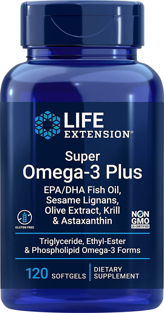 Фото - Вітаміни й мінерали Lifecell Suplement diety, Life Extension, Super Omega-3 Plus Epa/Dha Z L 