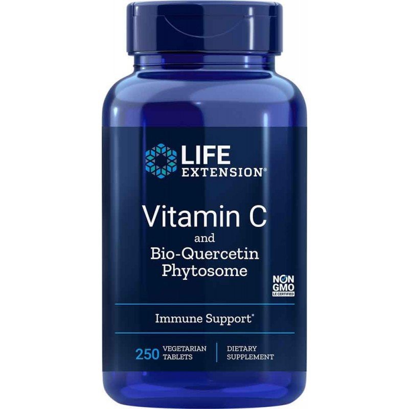 Фото - Вітаміни й мінерали Life Extension Witamina C 1000 mg z fitosomem bio-kwercetyny - Suplementy 