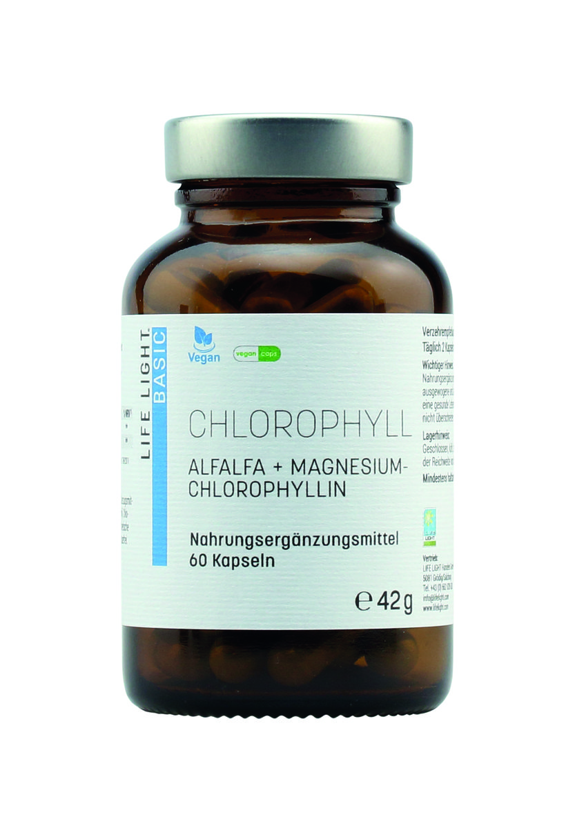 Фото - Вітаміни й мінерали Lifecell Life Light, Chlorofil 42 g, Suplement diety, 60 kapsułek 