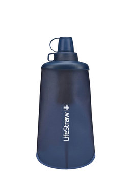 LifeStraw Peak Squeeze, Filt do wody z miękką butelką 650ml, Mountain Blue - LifeStraw