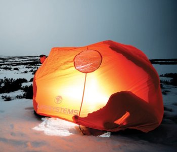 Lifesystems, Namiot ochronny, Survival Shelter 2, pomarańczowy - Lifesystems