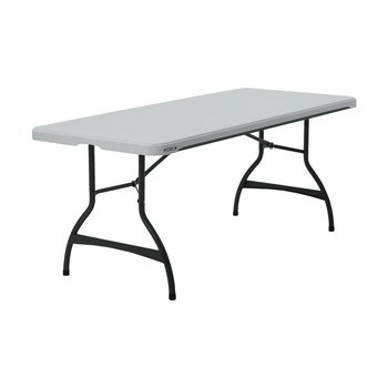 LIFETIME Komercyjny stół składany do piętrowania, biały, 183 cm - Lifetime