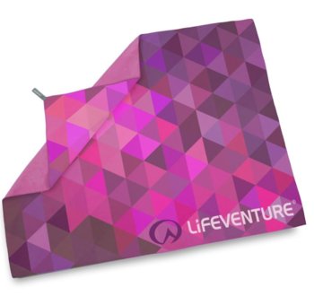 LIFEVENTURE, Ręcznik szybkoschnący, SoftFibre Advance Trek Towel Giant, fioletowy - lifeventure