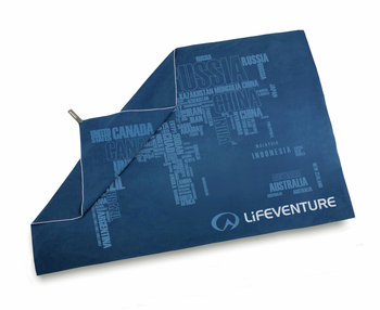 Lifeventure, Ręcznik szybkoschnący, SoftFibre World in Words, 150x90 cm - lifeventure