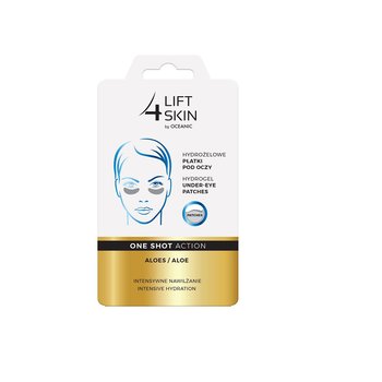 Lift 4 Skin, One Shot Action, hydrożelowe płatki pod oczy Aloes, 1 para - Lift4Skin