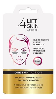Lift 4 Skin, One Shot Action, hydrożelowe płatki pod oczy Kolagen i Drobinki Złota, 1 para - Lift 4 Skin