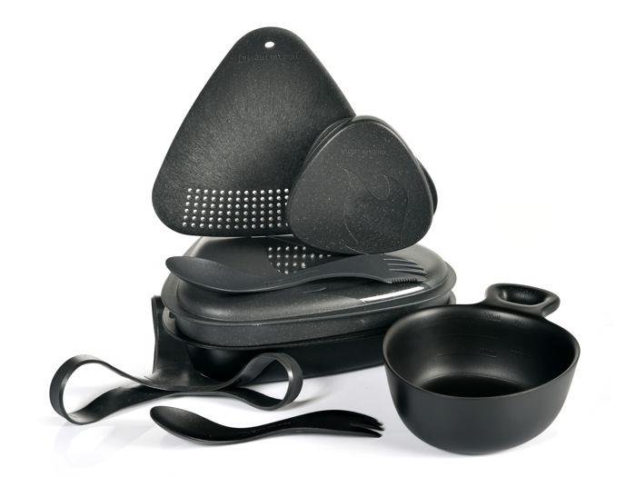 Kit De Repas Outdoor Light My Fire Bio - Ustensiles De Camping En Bioplastique, Lavable Au Lave-vaisselle