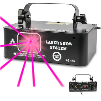 LIGHT4ME LASER RGB GEOMETRIC 500mW projektor laserowy rzutnik sceniczny skaner dyskotekowy - LIGHT4ME