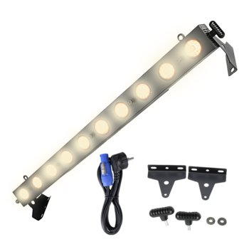 LIGHT4ME SUNSTRIP 1050 V2 listwa oświetleniowa halogenowa oświetlenie sceniczne retro ciepłe światło 10x50W - LIGHT4ME