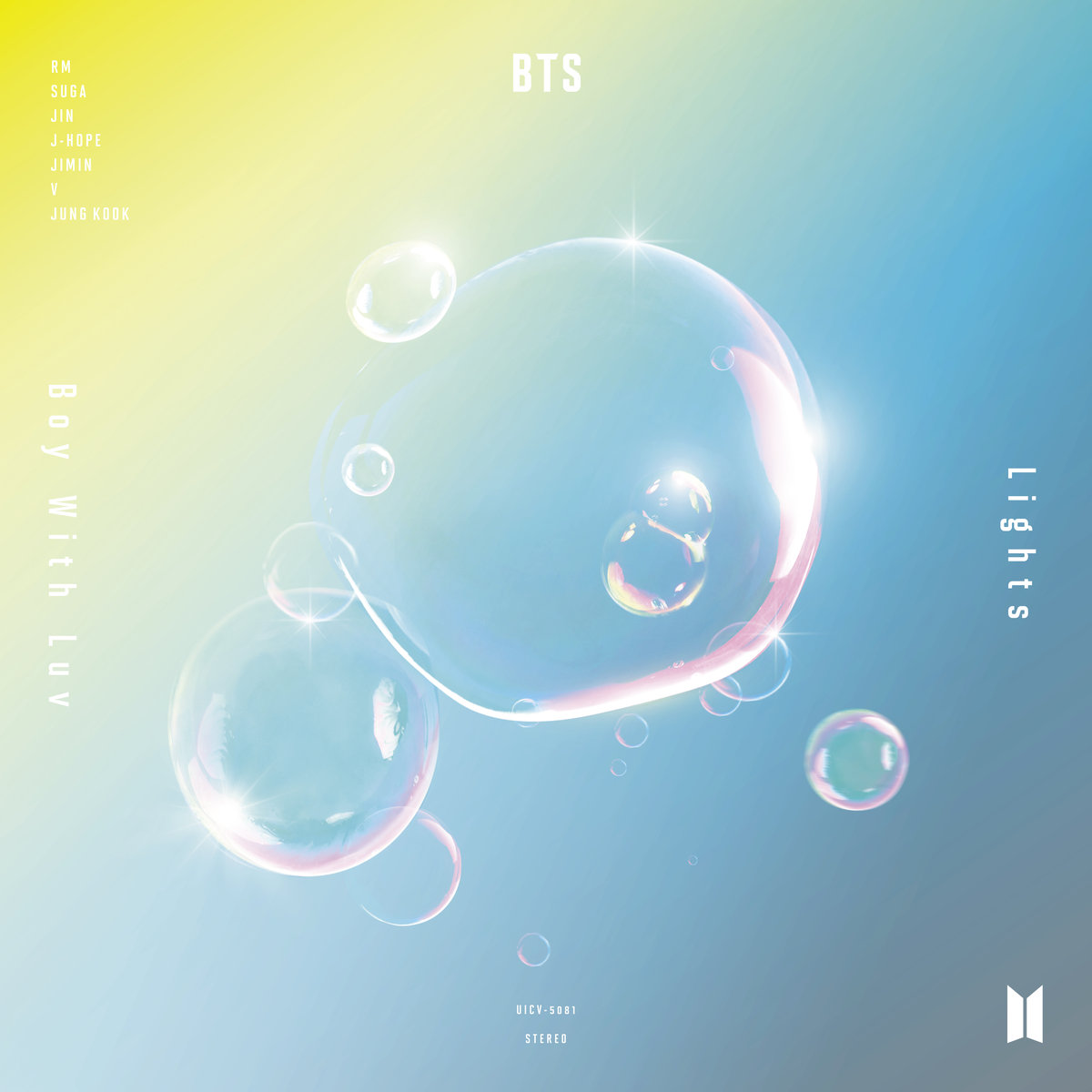 BTS  Lights Boy With Luv トレカ カード 3セット 7/3発売「Lights/Boy With Luv」セット購入によるストア限定特典