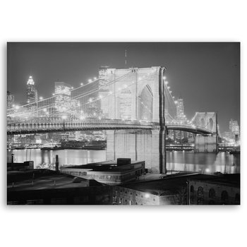 Lights On The Brooklyn Bridge 60x75 - Legendarte