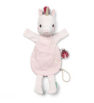 Lilliputiens Przytulanka komforter pacynka świecąca w ciemności Jednorożec Lena 0 m+