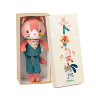 Lilliputiens, Przytulanka w ozdobnym pudełku Kotka Jeanne 3 m+