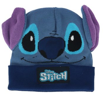 LILO I STITCH czapka zimowa wywijana z uszami akrylowa Stich 52-54 - Inna marka