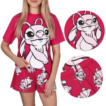 Lilo i Stitch Disney Andzia Letnia piżama damska, różowa piżama na krótki rękaw XL - Disney