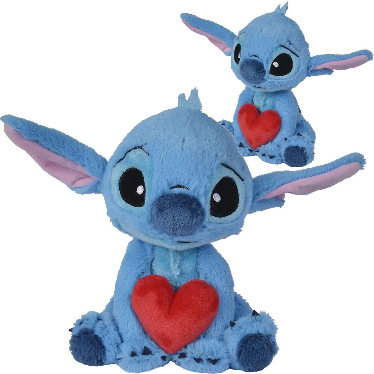 Zdjęcia - Maskotka Simba Lilo i Stitch  pluszak Stitch z sercem 25 cm Disney 