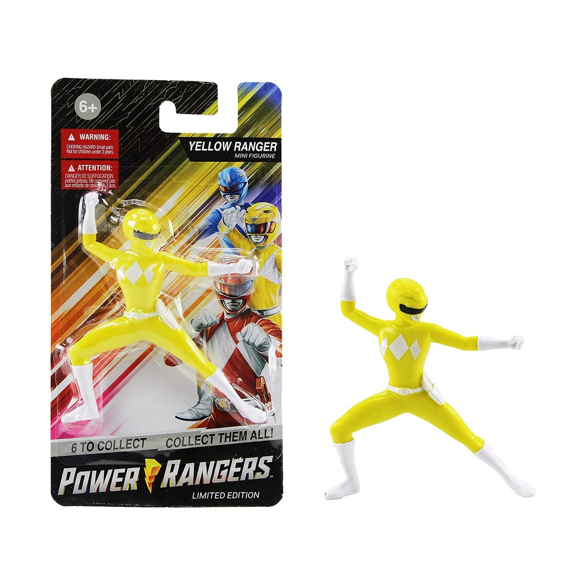 Min Yellow Ranger Limitowana edycja Power Rangers 6.3 cm mini figurka - Yellow Ranger ...