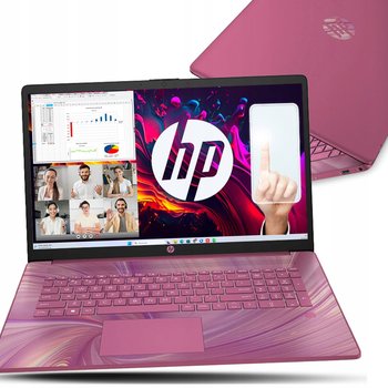 LIMITOWANY HP 17 QUAD CORE 4GB DDR4 256SSD HD+ TOUCH BLK FP W11 - HP