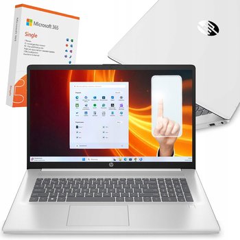 LIMITOWANY HP 17 QUAD CORE 4GB DDR4 SSD HD+ TOUCH BLK FP W11 + OFFICE - HP