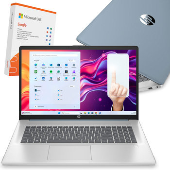 LIMITOWANY HP 17 QUAD CORE 8GB DDR4 512SSD HD+ TOUCH BLK FP W11 + OFFICE - HP