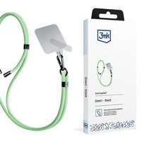 Limonkowa regulowana smycz na szyję do telefonu/smartfona - 3mk EasyClip Inna marka
