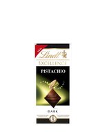 Lindt, Excellence, Pistachio, Dark, czekolada ciemna z karmelizowanymi kawałkami pistacji i sola morską, 100 g Lindt
