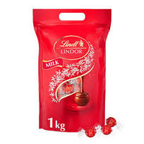 LINDT LINDOR CZEKOLADKI PRALINKI MLECZNE XXL 1KG Inna marka