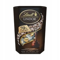 Lindt Lindor Praliny z gorzka czekolada 70% -200 g Lindt