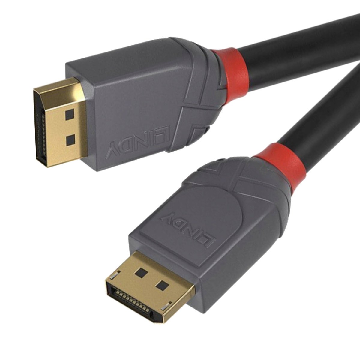Фото - Кабель Lindy Anthra Line 36481 - Kabel DisplayPort 1.4 – 1m : Kolor - 1m 