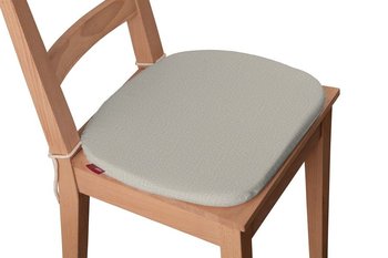 Linen Siedzisko Bartek na krzesło, naturalny len, 40x37x2,5 cm - Dekoria