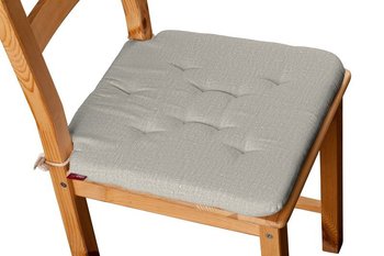 Linen Siedzisko Olek na krzesło, naturalny len, 42x41x3,5 cm - Dekoria