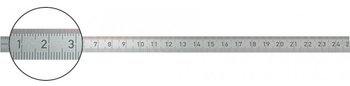Liniał Przymiar Stalowy INOX 500x18 mm FORMAT - Format