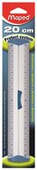 Linijka aluminiowa z uchwytem, 20 cm - Maped