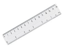 Linijka plastikowa, 15 cm